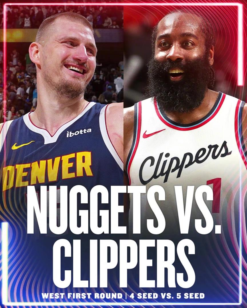 帶隊(duì)的神！哈登率快船鎖定西部第5，生涯從未缺席過季后賽！